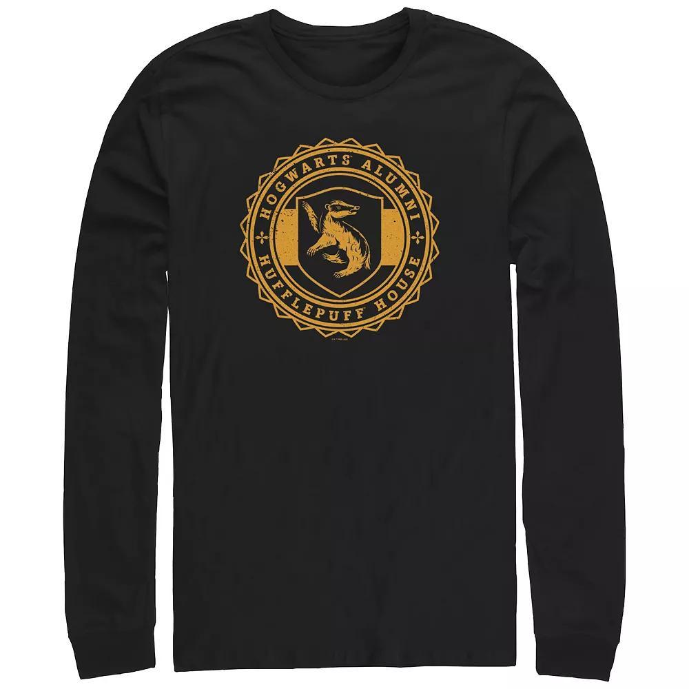 Men's Harry Potter Hufflepuff Stamp Graphic Tee, Size: Medium, Black Product Image