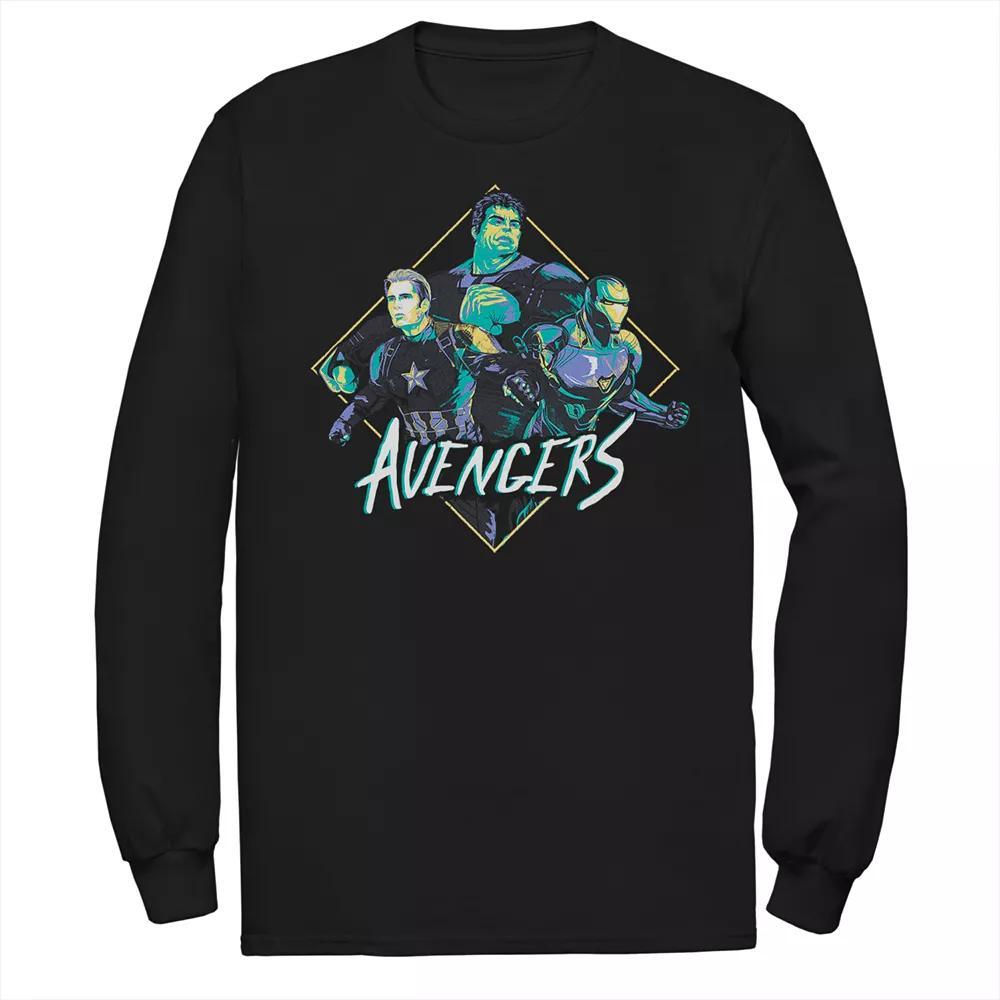 Men's Avengers Endgame Retro Graphic Tee, Size: Small, Black Product Image