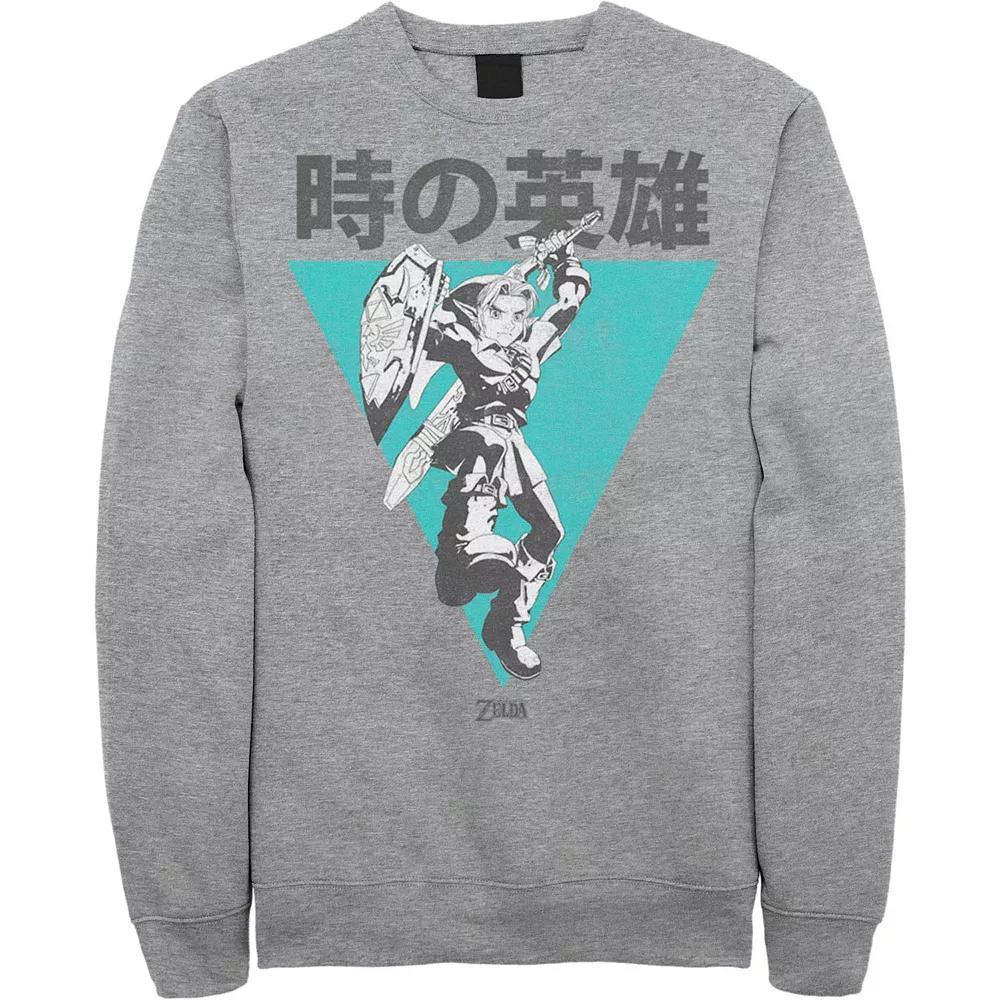 Men's Nintendo Hero Of Time Gaming Sweatshirt, Size: Large, Red Product Image