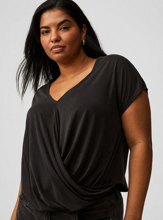 Twisted V-Neck Tee Product Image