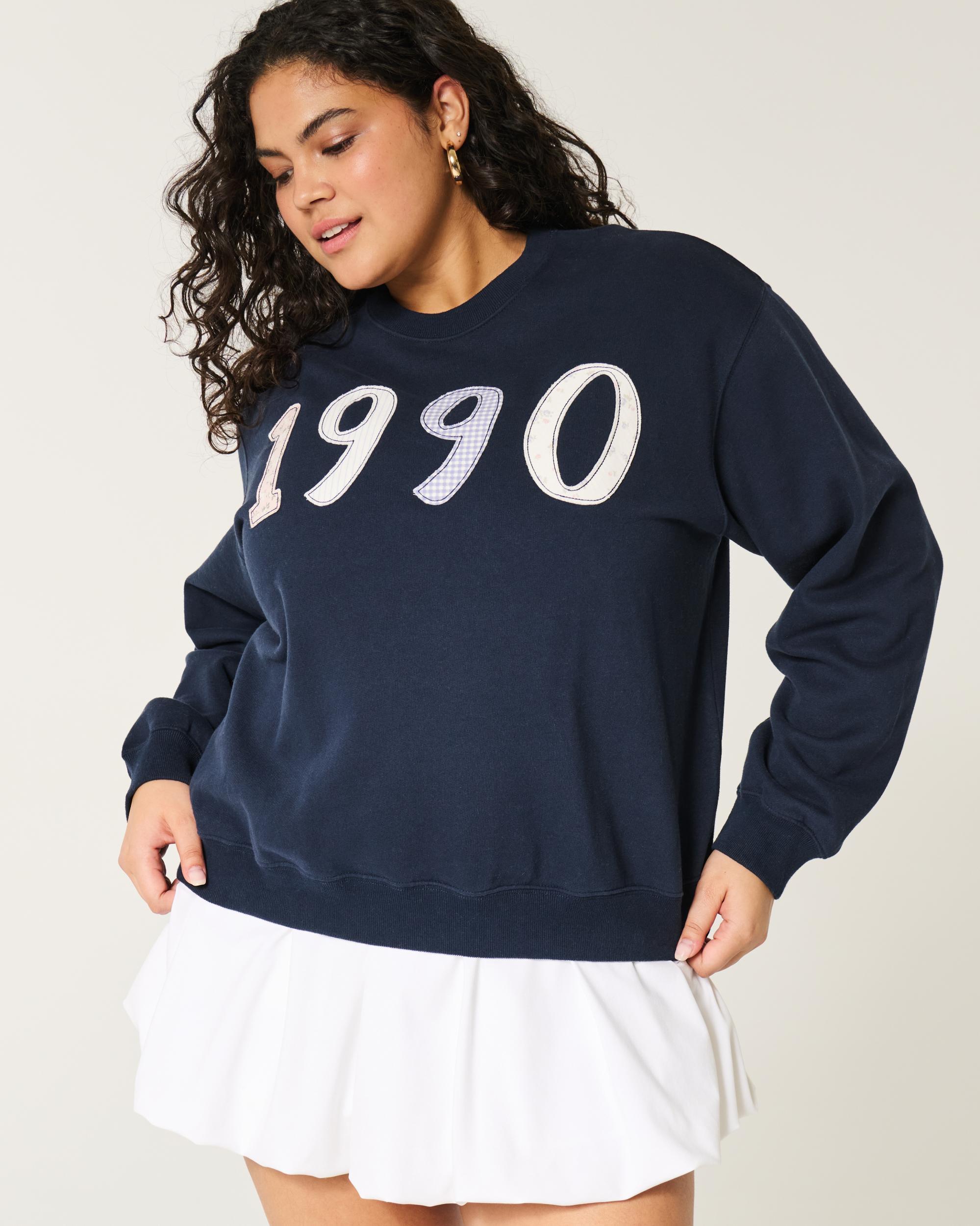 Easy 1990 Graphic Crew Sweatshirt Product Image