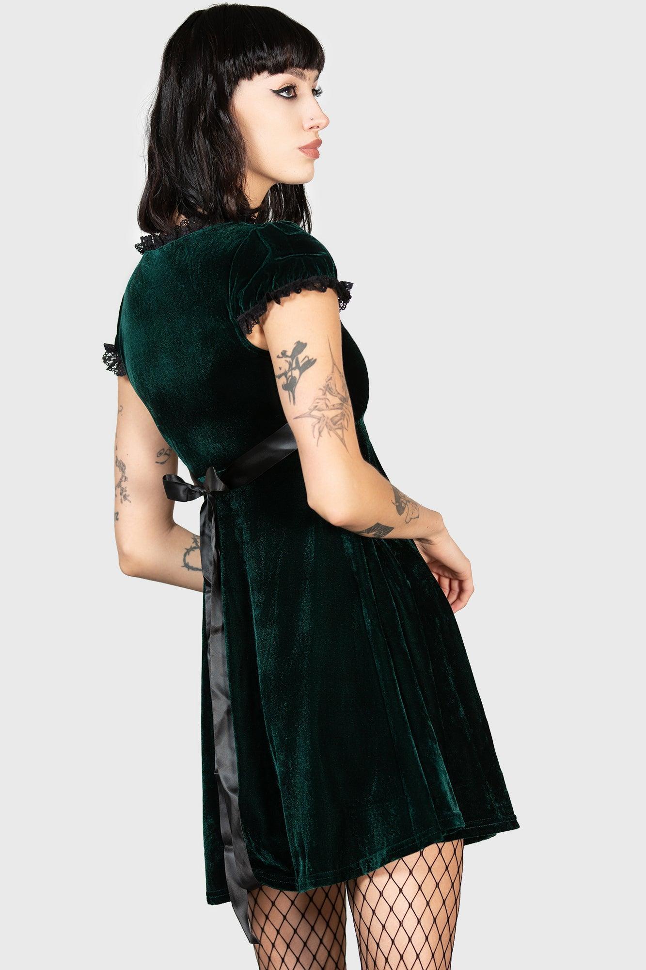 Heather Babydoll Dress [EMERALD] Female Product Image