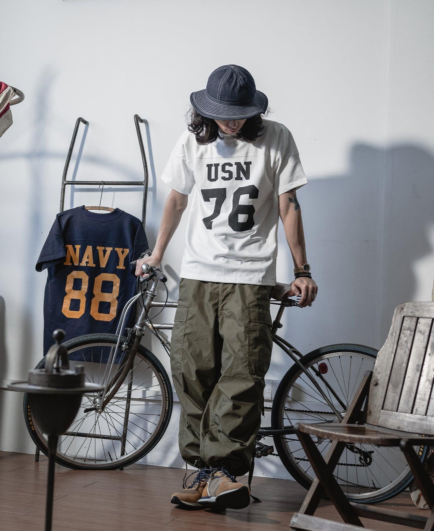 US Naval Football T-Shirt - White Product Image