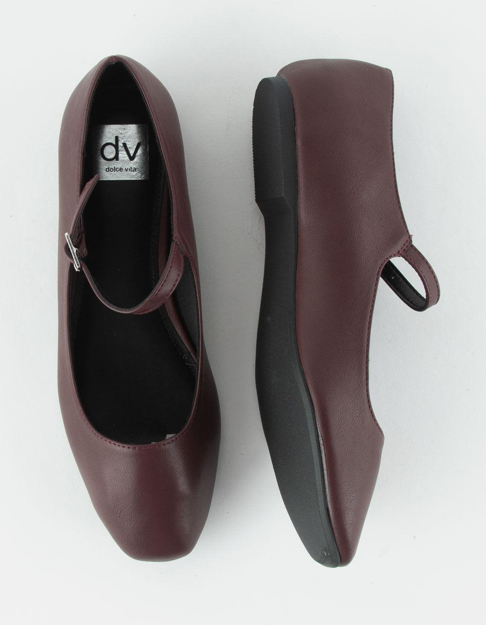 DOLCE VITA Mackee Womens Ballet Flats - BURGUNDY COMBO Product Image