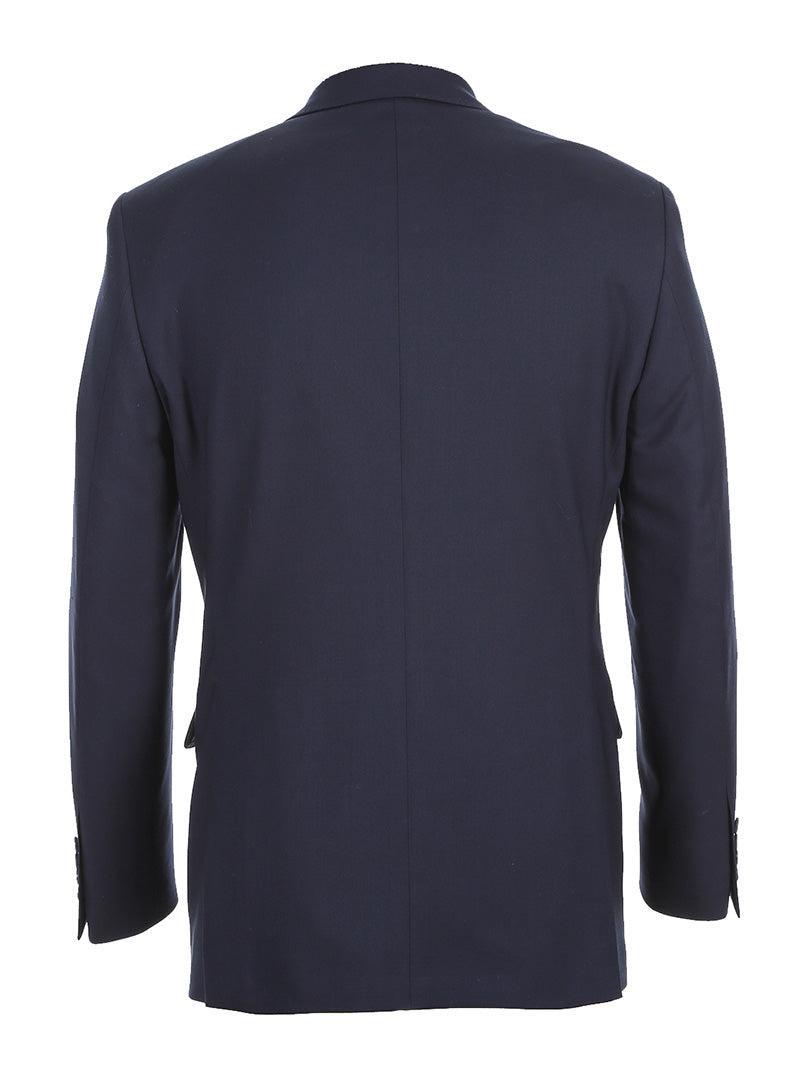 Half Canvas Stretch Wool Dress Suit Modern Fit 2 Piece in Navy Product Image
