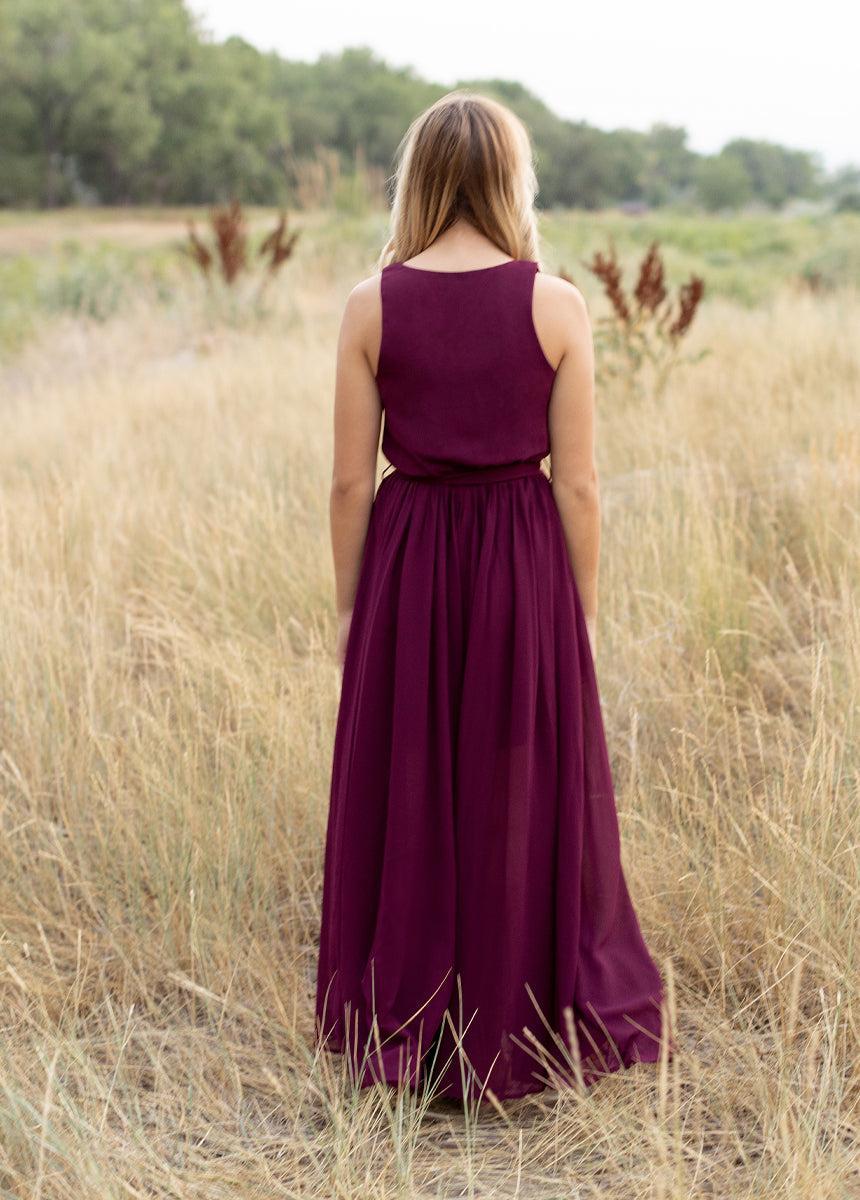 Miriam Dress in Plum Female Product Image