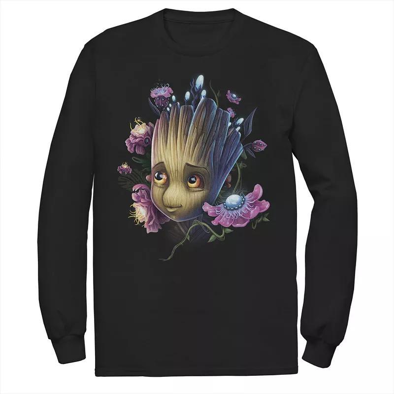 Disney's Star Wars Men's Vader Father Of The Year Helmet Long Sleeve Tee, Size: Large Tall, Black Product Image