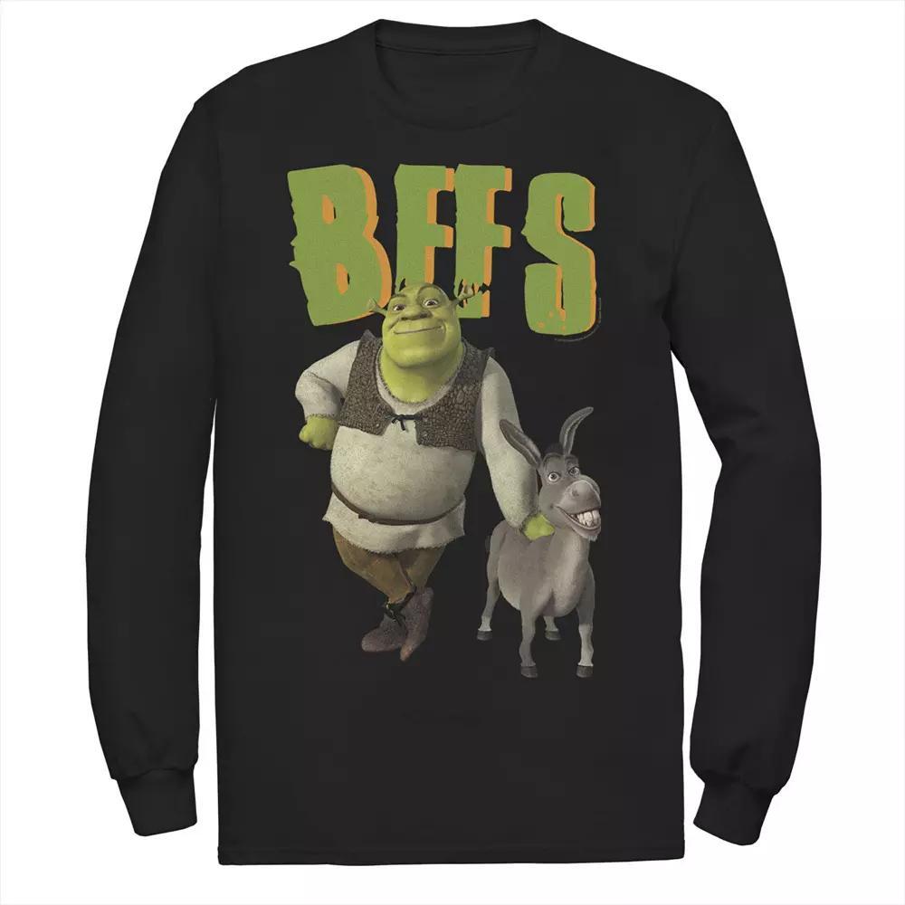 Men's Shrek 2 And Donkey BFFS Tee, Size: Medium, Black Product Image