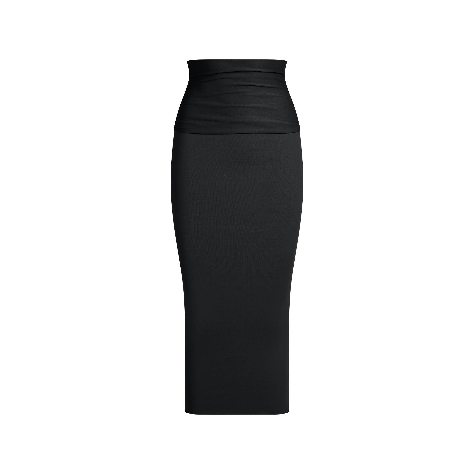 ICONIC SWIM CONVERTIBLE TUBE DRESS | OBSIDIAN Product Image