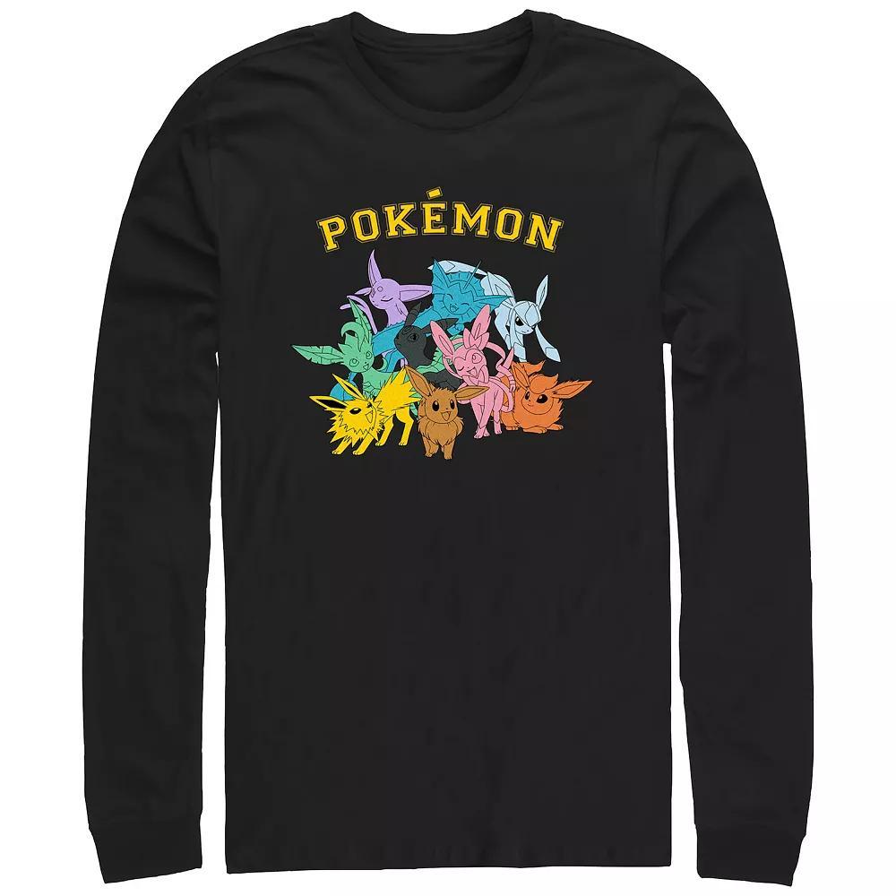 Men's Pokemon Eeveelutions Group Graphic Tee, Size: Medium, Black Product Image