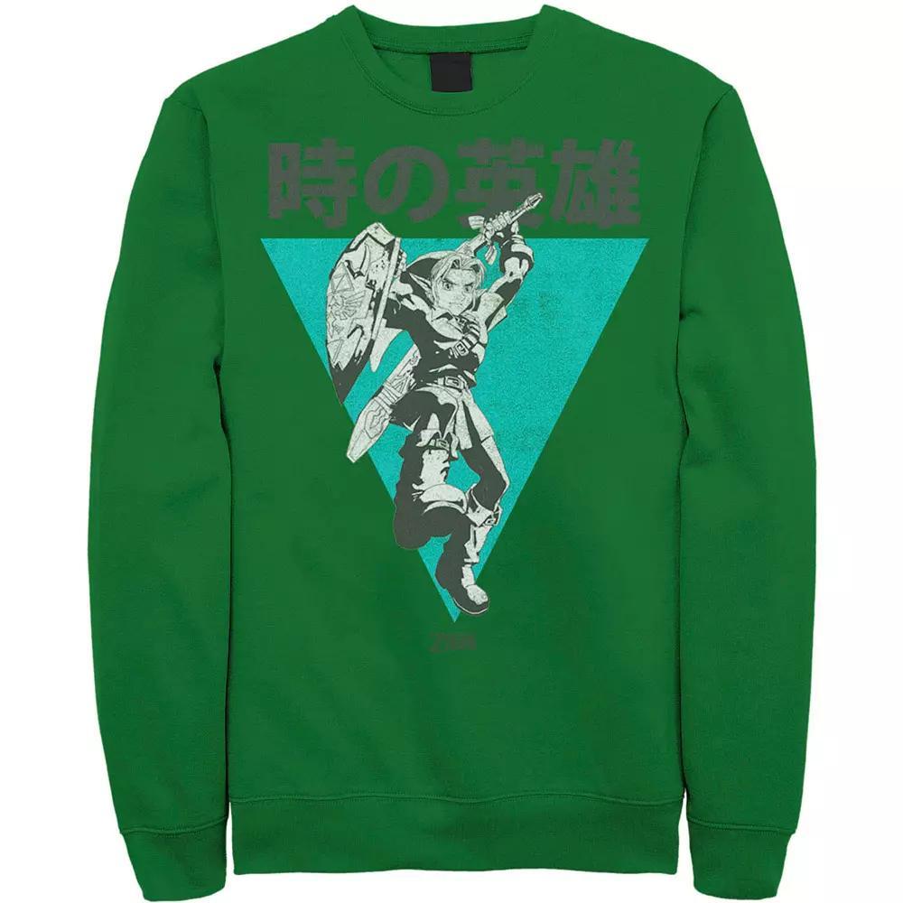 Men's Nintendo Hero Of Time Gaming Sweatshirt, Size: Large, Red Product Image