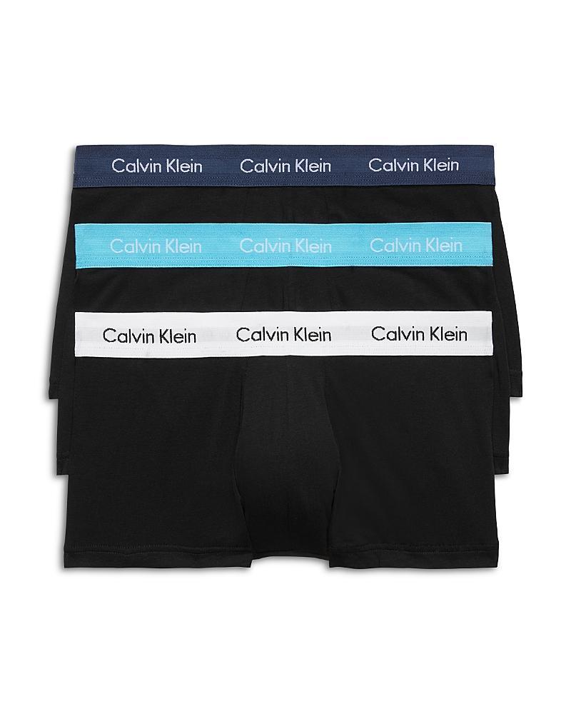 Calvin Klein Cotton Stretch Moisture Wicking Low Rise Trunks, Pack of 3 Product Image