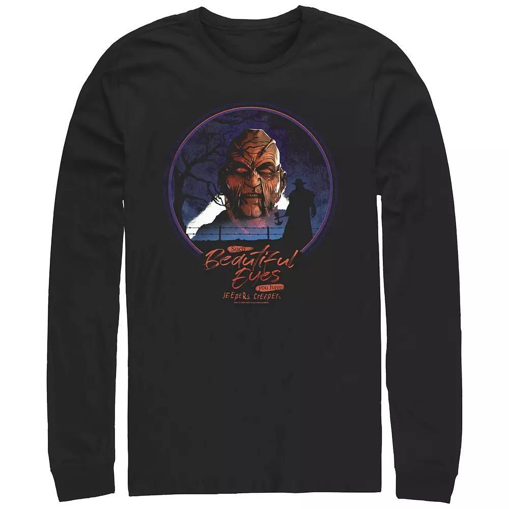 Men's Jeepers Creepers Such Beautiful Eyes Graphic Tee, Size: Medium, Black Product Image