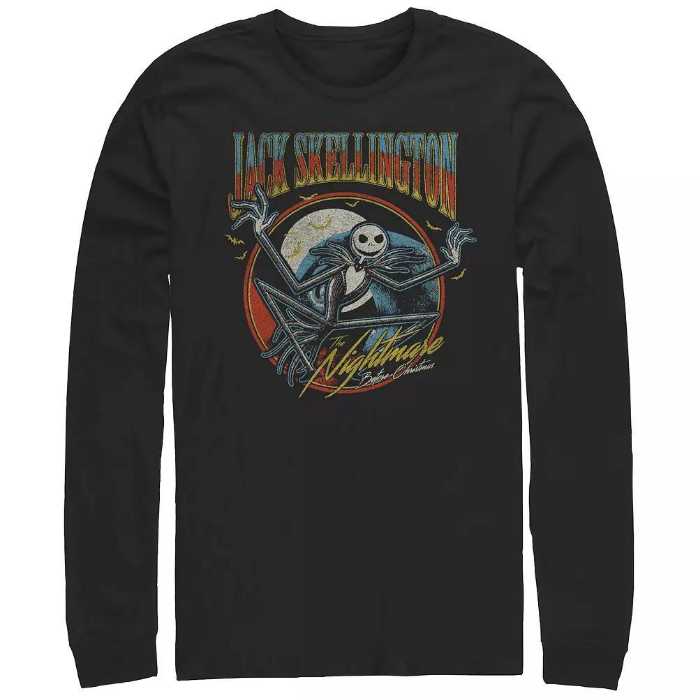 Disney's The Nightmare Before Christmas Jack Spiral Men's Graphic Fleece, Size: Small, Black Product Image