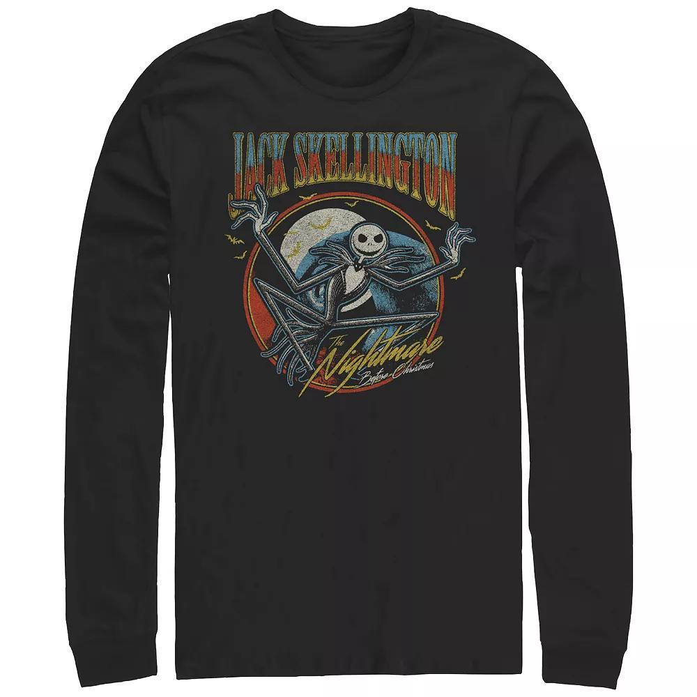 Disney's The Nightmare Before Christmas Jack Spiral Men's Graphic Fleece, Size: Small, Black Product Image