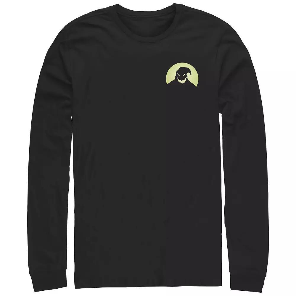 Disney's The Nightmare Before Christmas Oogie Boogie's Silhouette Long Sleeve Men's Graphic Tee, Size: 3XL Tall, Black Product Image
