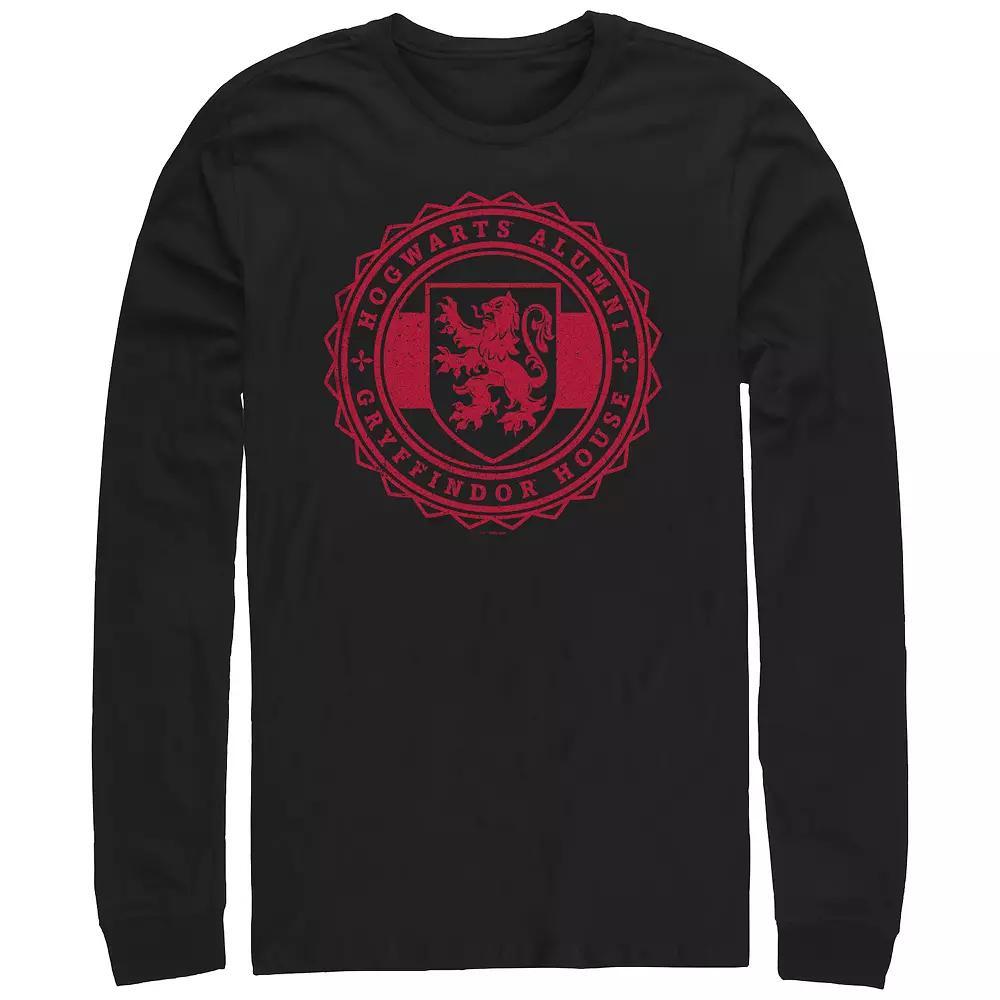 Men's Shark Galaxy Long Sleeve Graphic Tee, Size: Small, Black Product Image