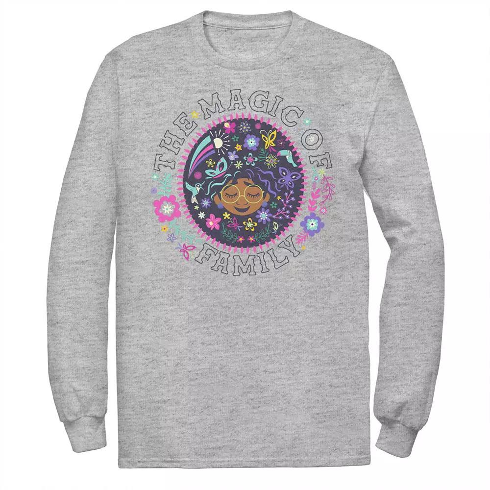 Disney's Encanto The Magic Of Family Mirabel Circle Portrait Men's Tee, Size: Small, Athletic Grey Product Image