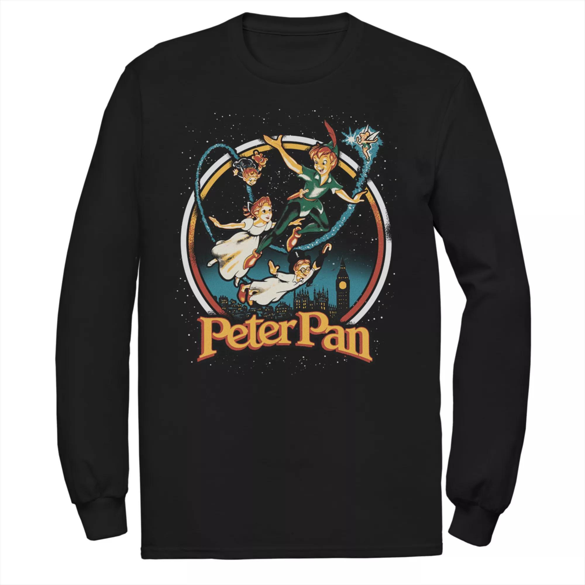 Men's Peter Pan London Flyin Graphic Tee, Size: Small, Black Product Image