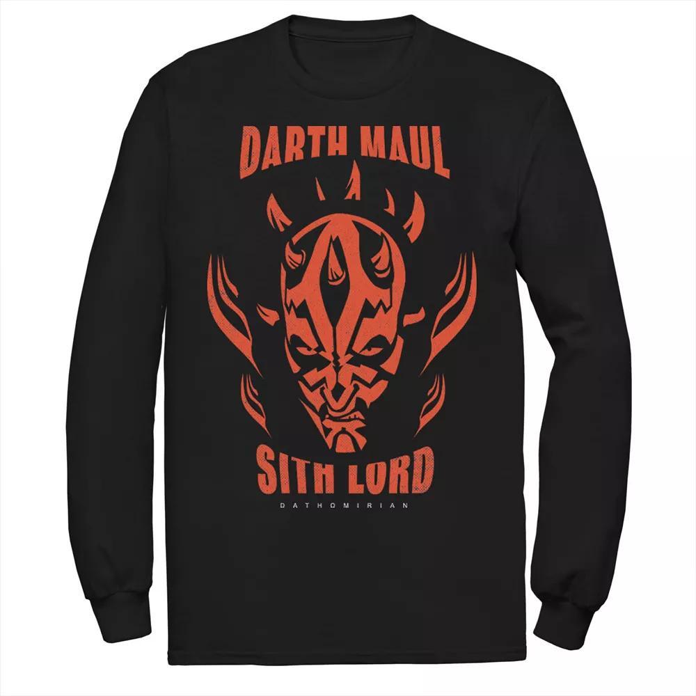 Men's Star Wars: Clone Wars Darth Maul Sith Lord Tee, Size: Small, Black Product Image