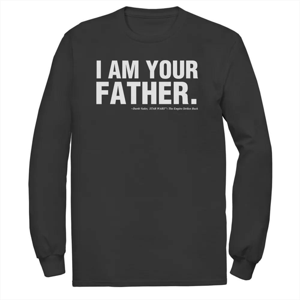 Men's Star Wars The Father Graphic Tee, Size: Medium, Black Product Image