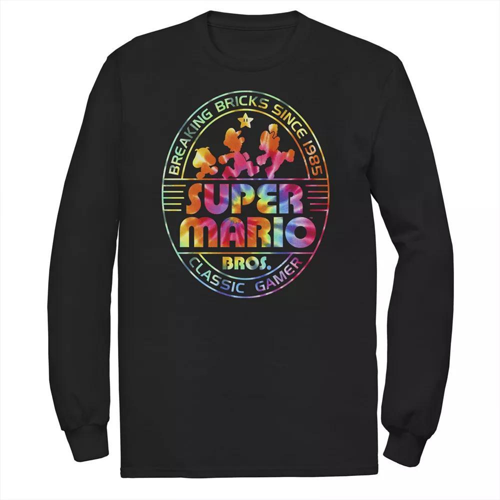 Big & Tall Nintendo Super Mario Bros. Classic Logo Stamp Tee, Mens Product Image