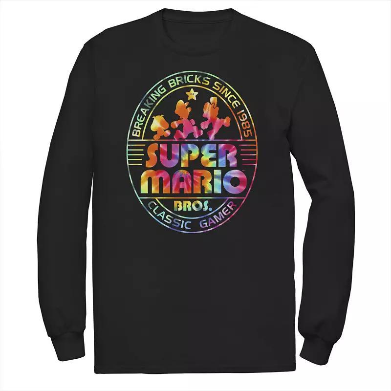 Big & Tall Nintendo Super Mario Bros. Classic Logo Stamp Tee, Mens Product Image