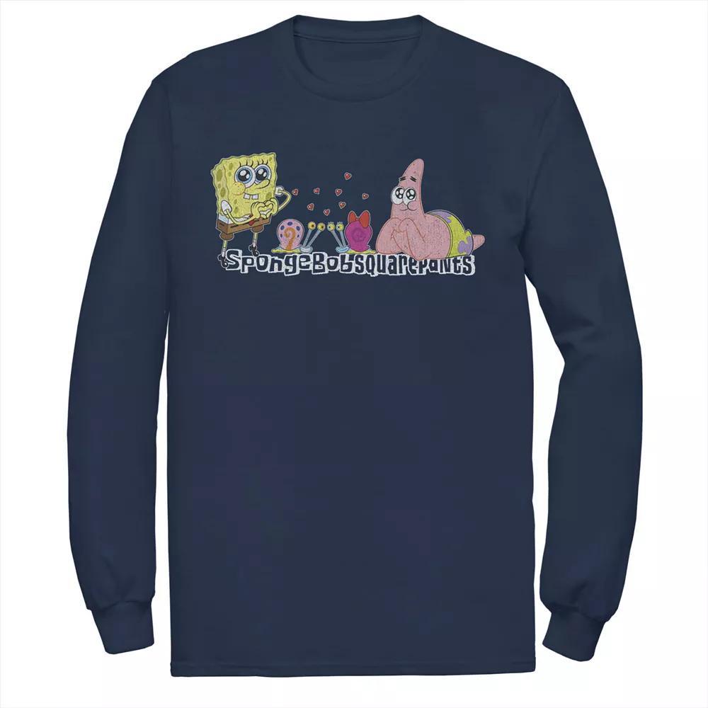 Men's SpongeBob SquarePants Googley Eye Portrait Tee, Size: Large, Blue Product Image