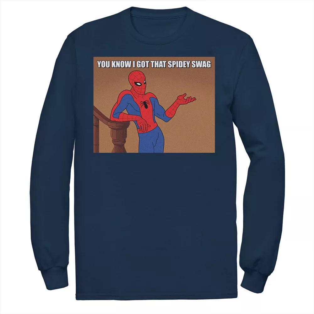 Big & Tall Nintendo Super Mario Bros I'm a Super Star Long Sleeve, Men's, Size: 3XL, Black Product Image