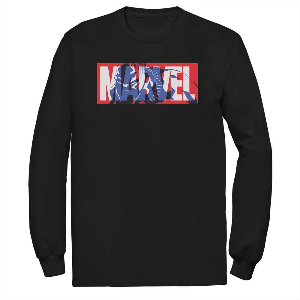 Big & Tall Marvel Classic Logo Black Panther Fill Tee, Men's, Size: 3XL Tall Product Image