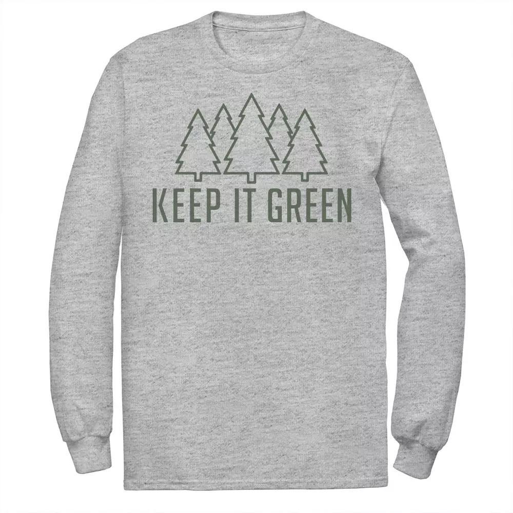 Men's Fifth Sun Keep It Green Pine Trees Tee, Size: Large, Athletic Grey Product Image