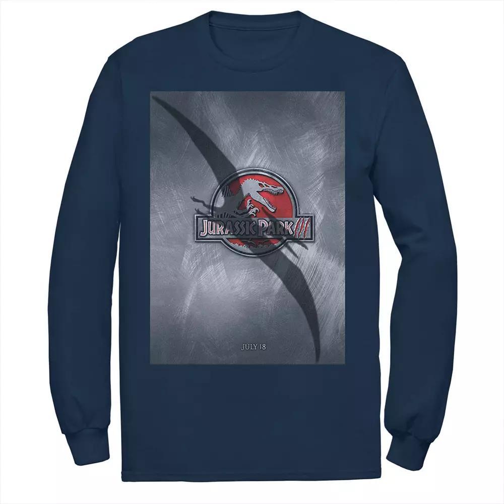 Men's Jurassic Park 3 Movie Poster Pterodactyl Tee, Size: Large, Black Product Image