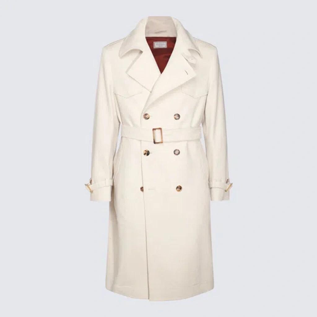 BRUNELLO CUCINELLI Giacconi Bianco In White Product Image