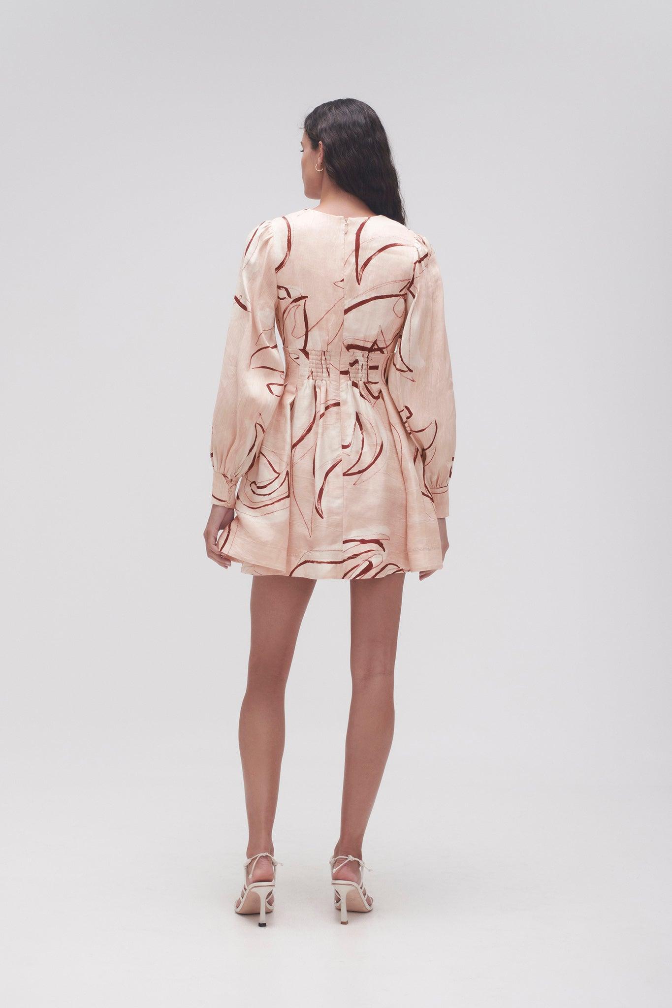 Amelia Plunge Mini Dress Product Image
