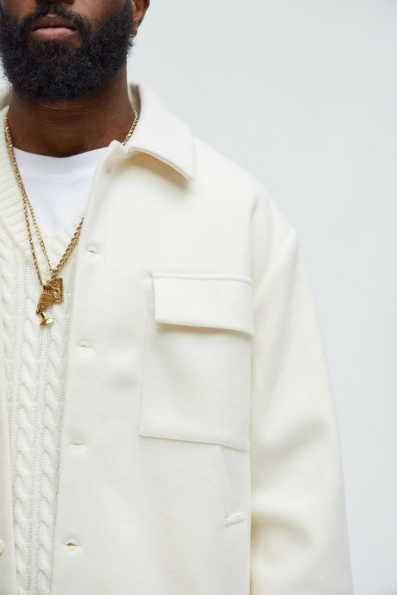 Ballou Pocket Overshirt - Off White Product Image