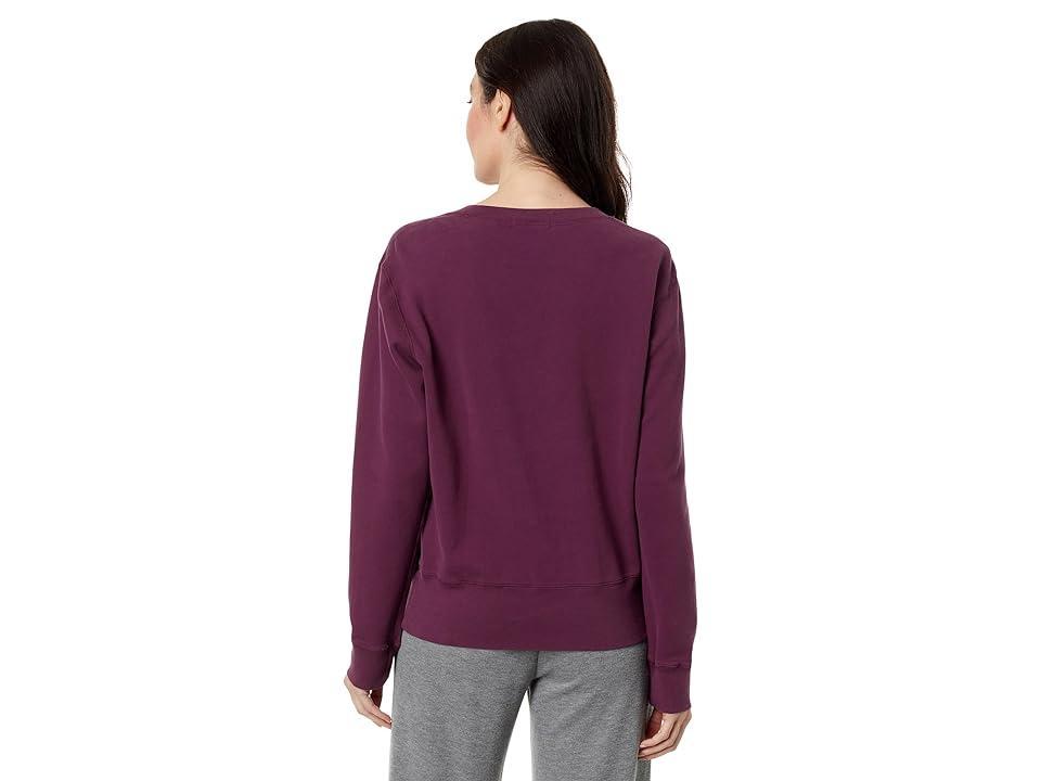 Mod-o-doc French Terry Deep V-Neck (Rose Ash) Women's Clothing Product Image