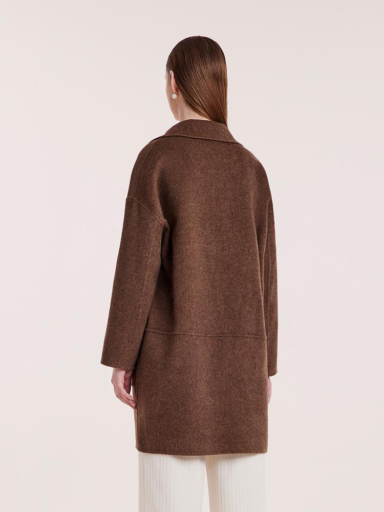 Pure Cashmere Double-Faced Women Coat Product Image