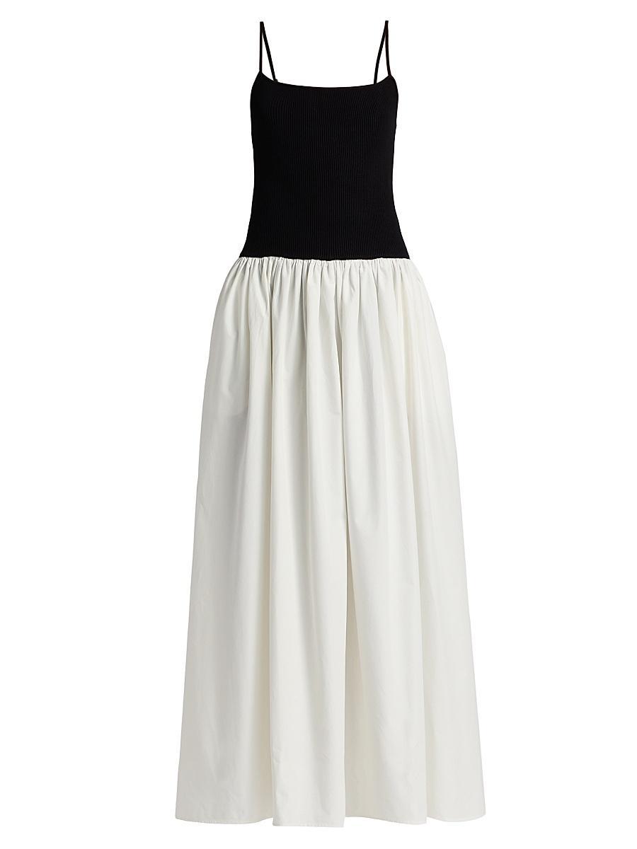 Womens Orielle Colorblocked Drop-Waist Maxi Dress Product Image