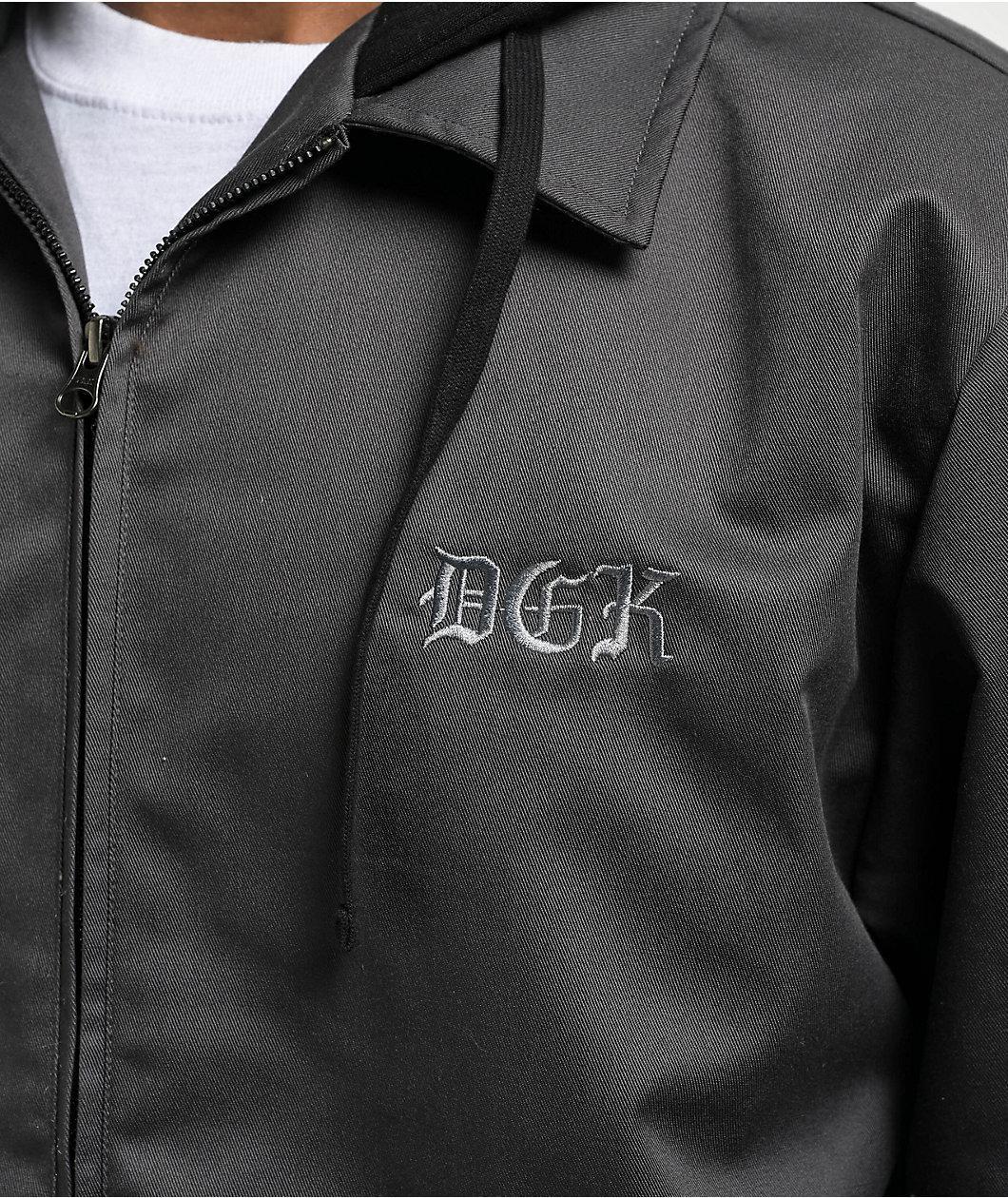 DGK Nuestra Charcoal Hooded Jacket Product Image