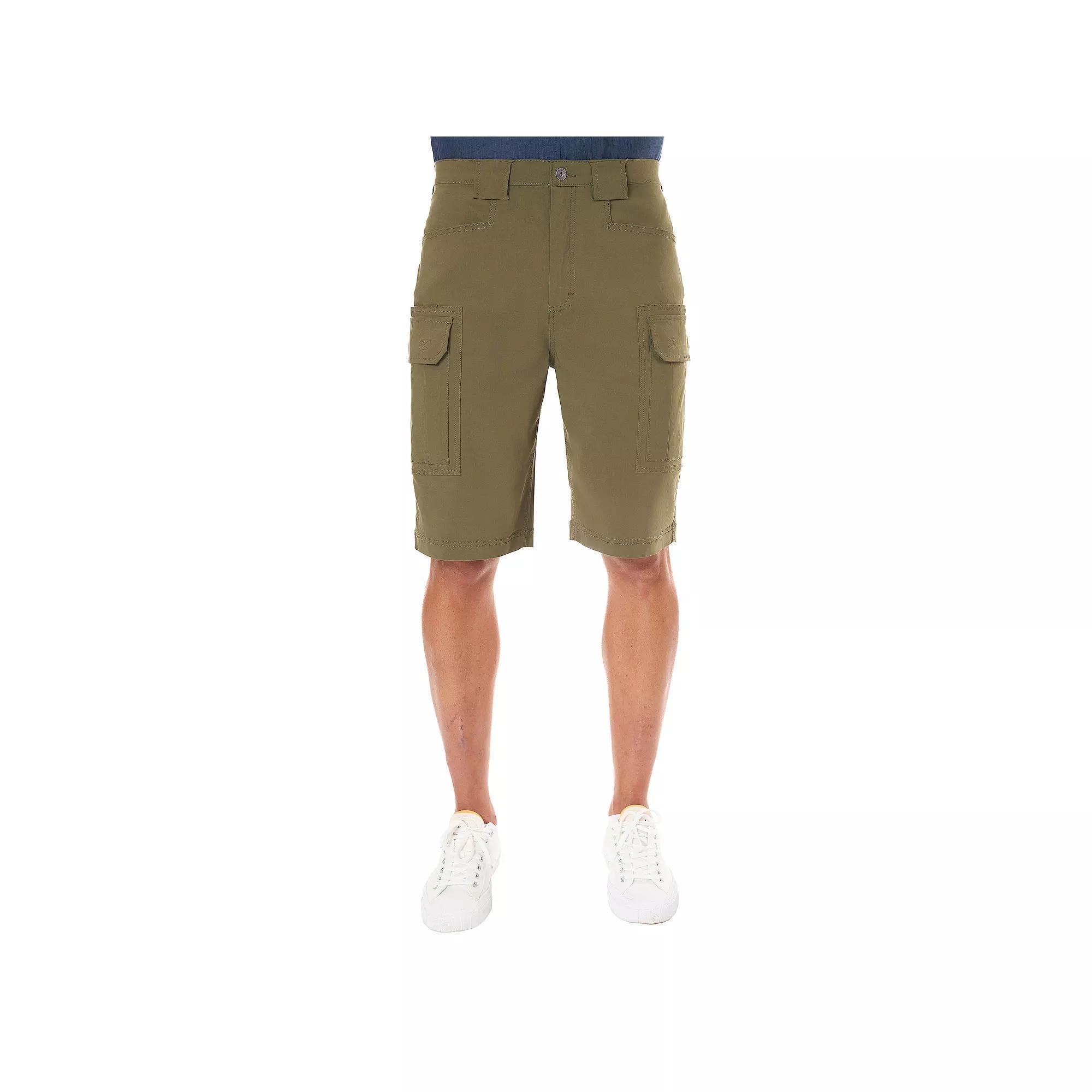 Men's Smith's Workwear Stretch Performance Cargo Shorts, Size: 34, Aged Green Product Image