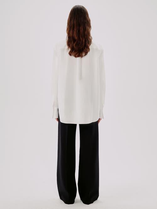 Another Tomorrow OVERSIZED MENS SHIRT in White at Nordstrom, Size X-Small It Product Image