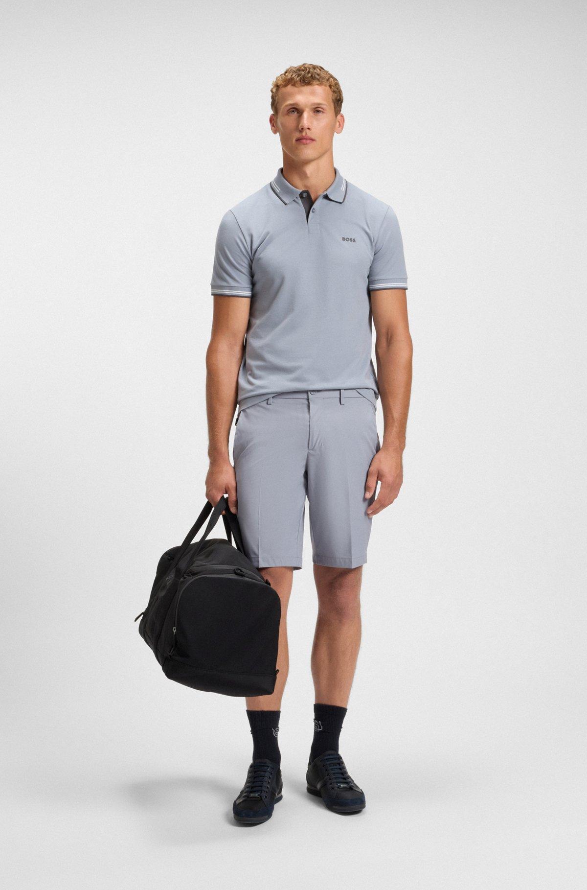 Water-repellent shorts with easy-iron finish Product Image