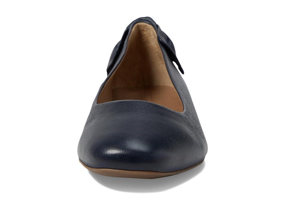 Womens Eloisa Leather Bow Flats Product Image
