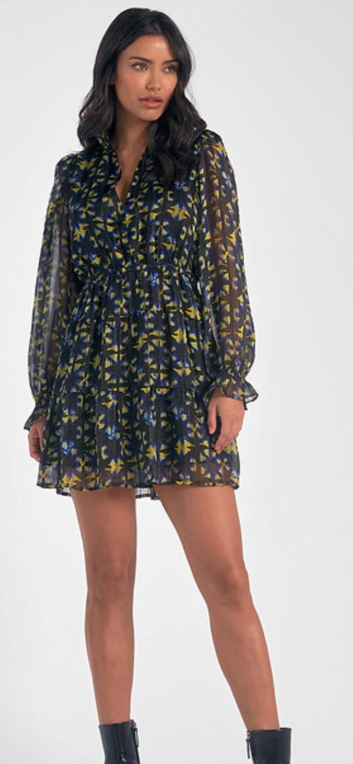 Geo Print Dress Product Image