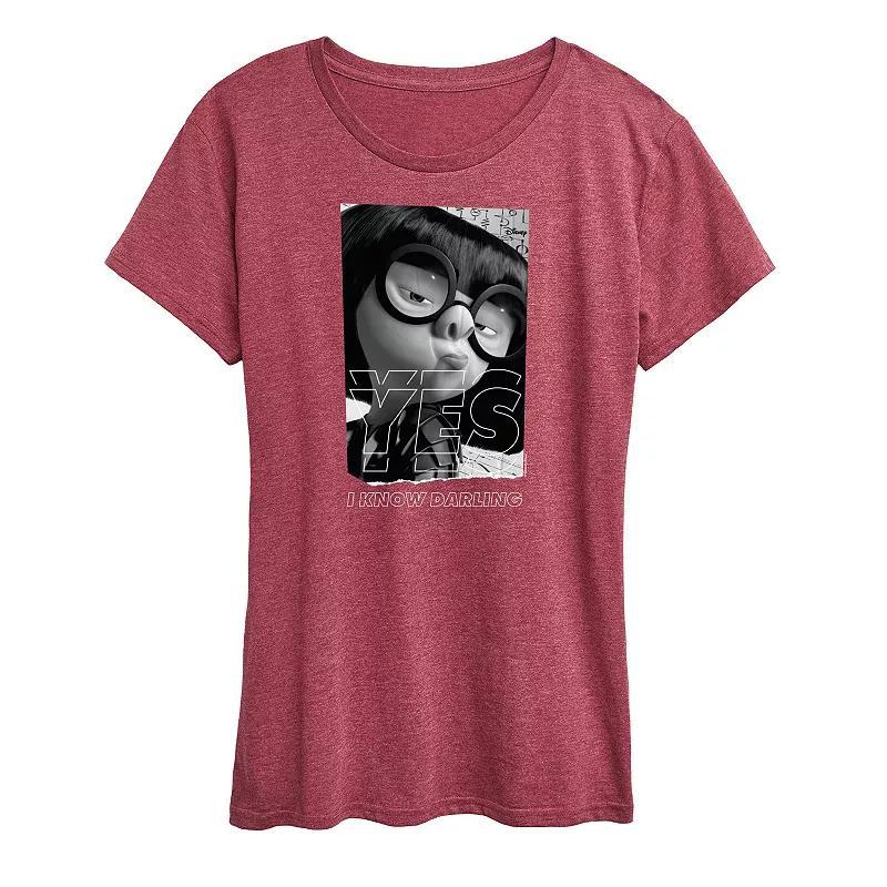 Women's Shamrock Hearts Line Art Graphic Tee, Size: Large, Heather Grey Product Image