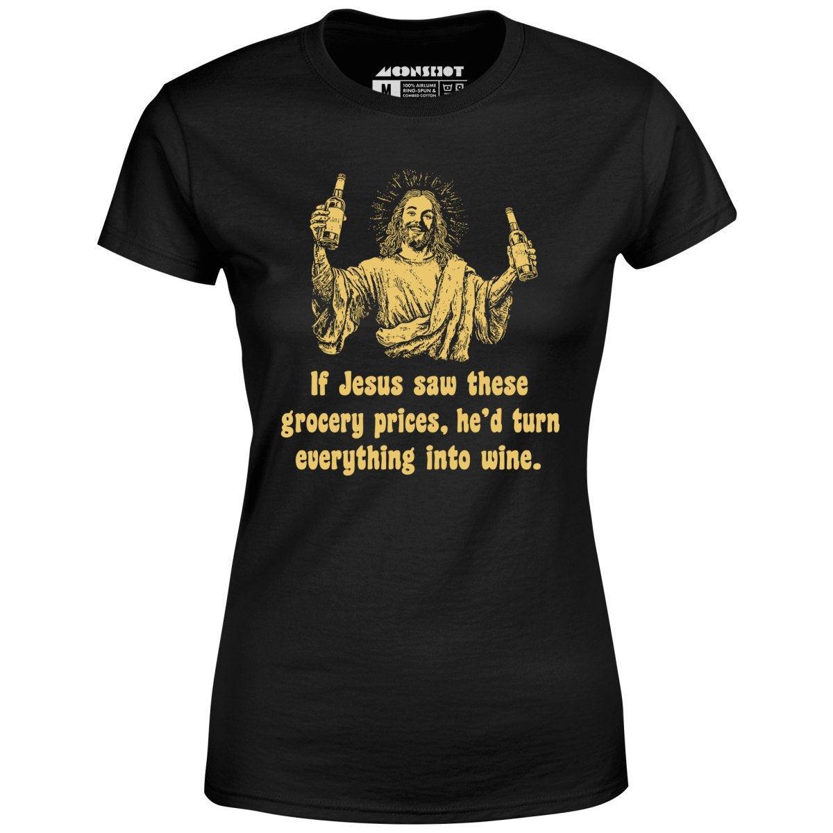 Jesus Grocery Prices - Women's T-Shirt Female Product Image