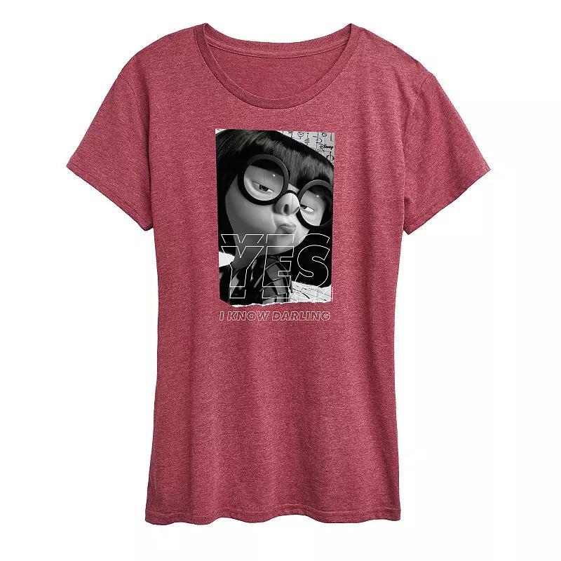 Women's Shamrock Hearts Line Art Graphic Tee, Size: Large, Heather Grey Product Image