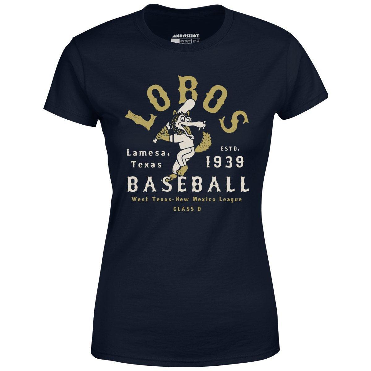 Lamesa Lobos - Texas - Vintage Defunct Baseball Teams - Women's T-Shirt Female Product Image