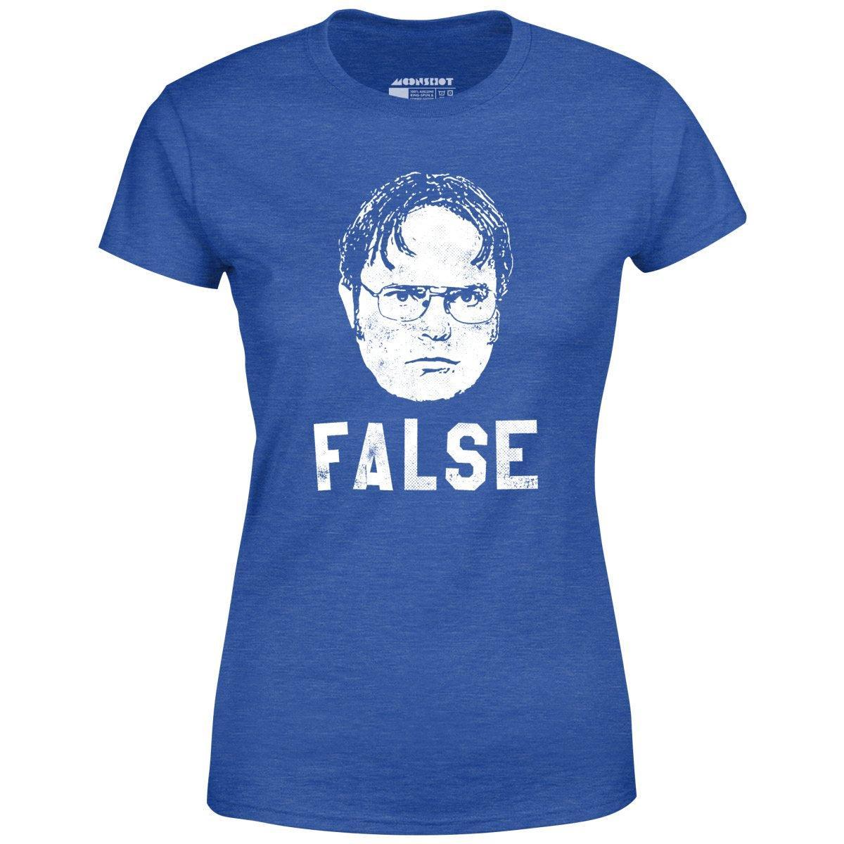 Dwight Schrute - False - Women's T-Shirt Female Product Image
