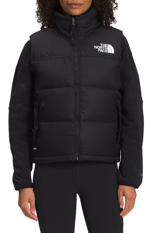 Womens Retro Nuptse Logo Down Vest Product Image